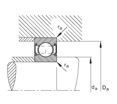 S 6205-C-2HRS, ă(ni)Y(ji)(gu)C (j) DIN 625-1 ˜ʵҪߴ磬ɂ(c)ܷ