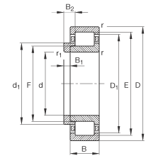 ALS NJ2340-EX-M1 + HJ2340EX,  DIN 5412-1 ˜ʵҪߴ,  L ȦλS, ɷx, ּ