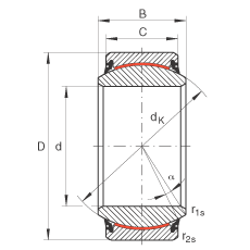 PS GE30-UK-2RS,  DIN ISO 12 240-1 ˜, Soɂȴܷ