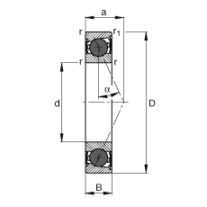 SS HCB71919-E-2RSD-T-P4S, {ɌԪb|  = 25㣬մ򣬃ɂȴܷ⣬ǽ|ƹ