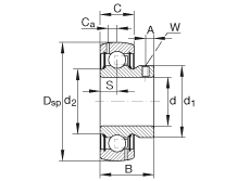 S GAY100-NPP-B-AS2/V, Ȧ ƽ^ᔶλɂ P ܷ⣬ ABMA 15 - 1991Ӣ